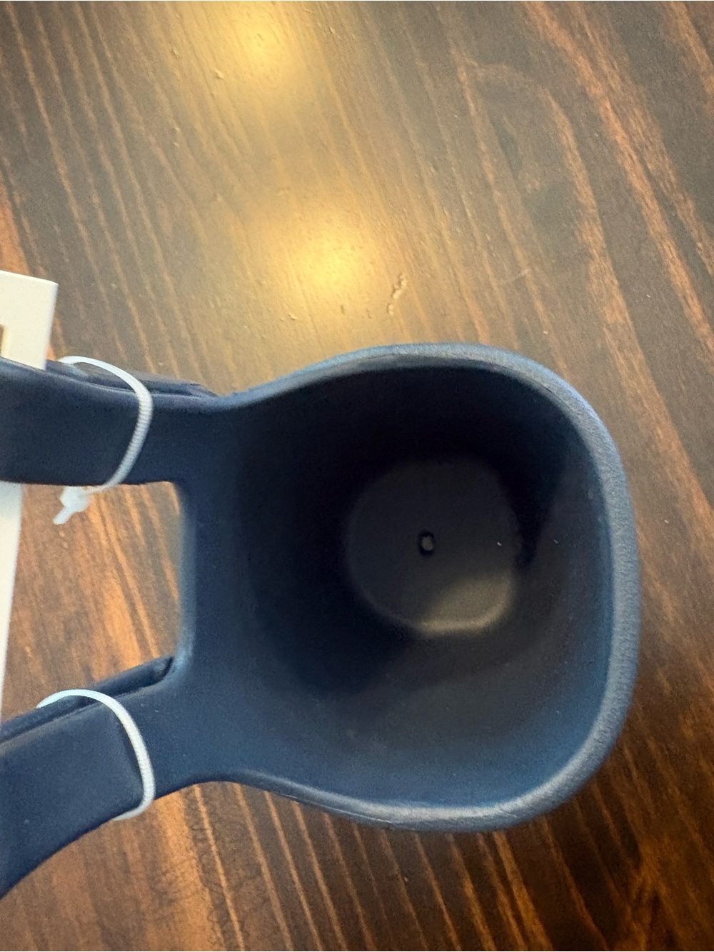 Kirkland’s Home Carry All Tote Bottle Holder Navy Blue New - Picture 3 of 6